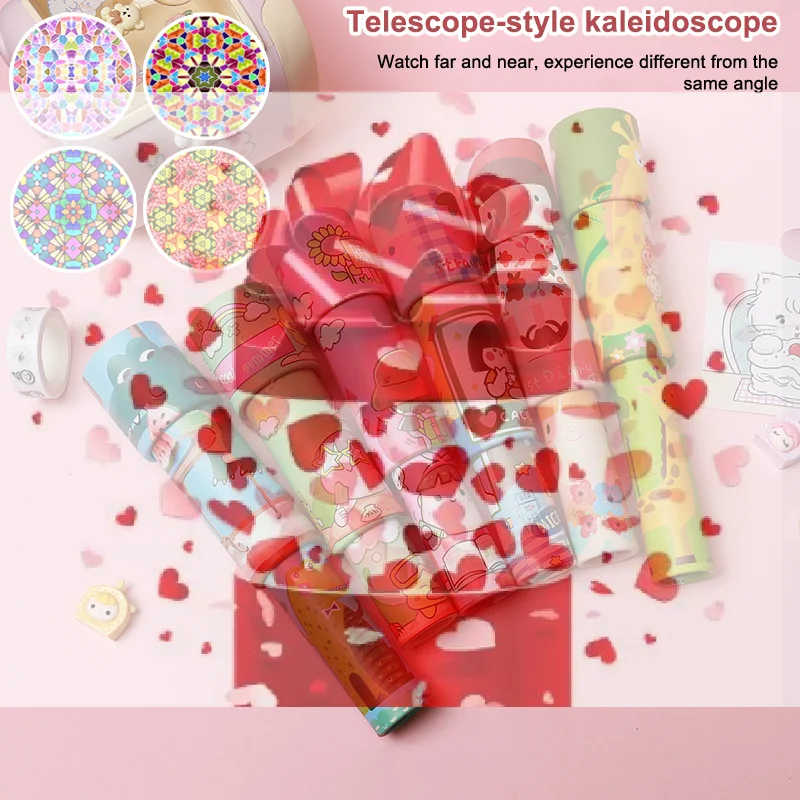 

【BS】Развивающая игрушка-калейдоскоп с вращением, классический дизайн, красочный мир, классический образовательный подарок для детей