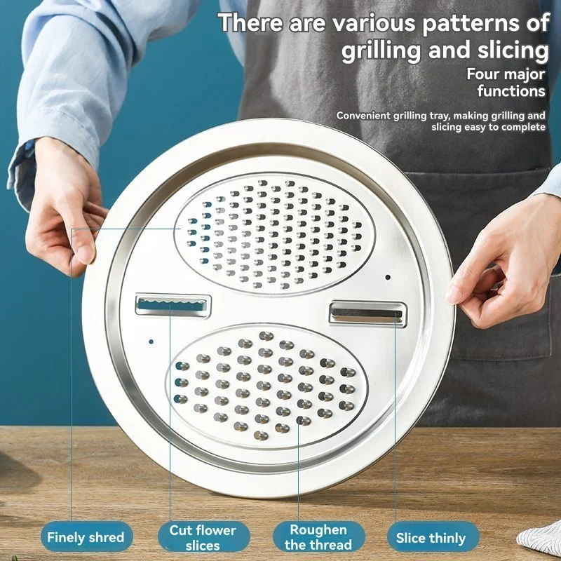 TFTP-Multifunctional Stainless Steel Basin Cut And Drain Vegetable Basin Cut Vegetables Wash Vegetables Wash Rice In A Drain Bas