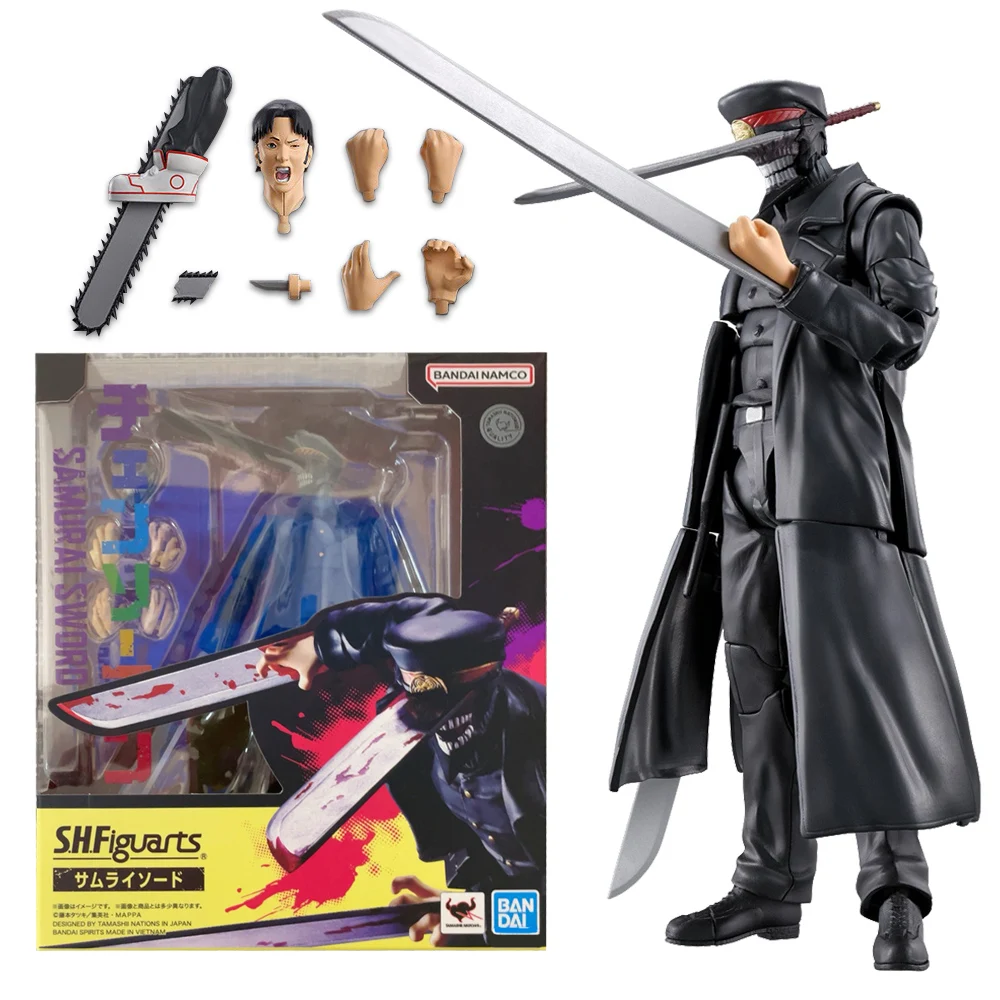26CM Anime Chainsaw Man Denji Figure Samurai Sword Action Figure Model Toy Gift Collection Power Chainsaw Man Figure PVC