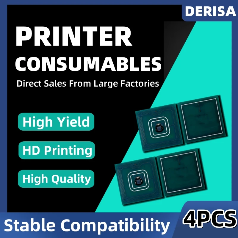 

4PCS 006R01403 Toner Chip For Xerox WorkCentre 7755 7765 7775 006R01404 006R01405 006R01406 Copier Toner Cartridge Chips