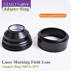 Startnow Fiber Galvo Head Set F-theta Lens Adapter Ring M79 M85 Thread transform Height 18mm 24mm for CO2 Laser Marking Machine