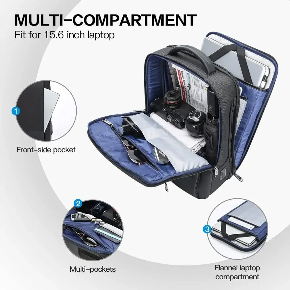 Picture 7: BOPai Expandable Travel Professional Men Business Laptop Backpack 15.6 inch Work Smart Rucksack Anti Theft Large Multi-Function