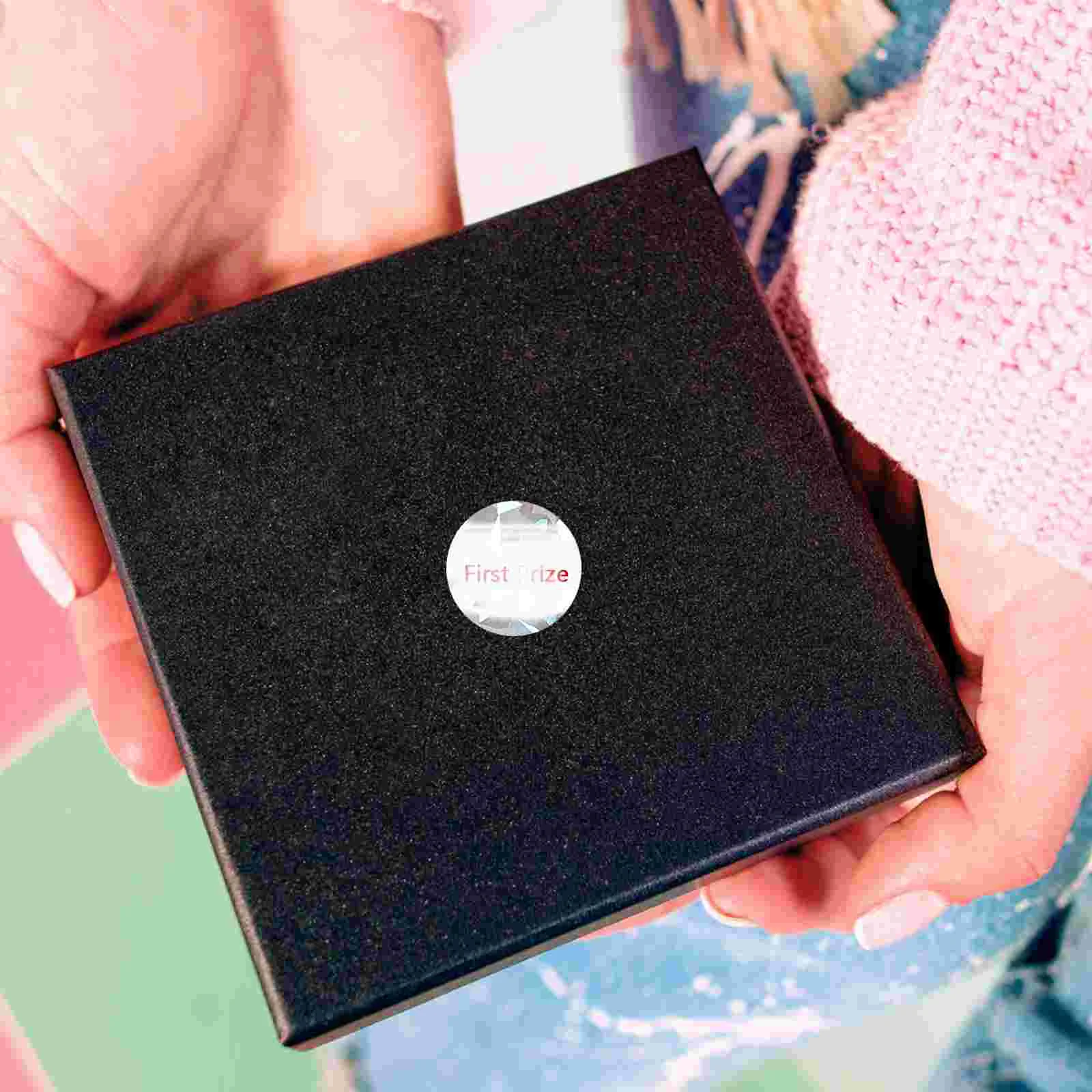 2 Sheets Circle Stickers Scratch Card DIY for Reward Programs off Labels Round Lottery Paper Games