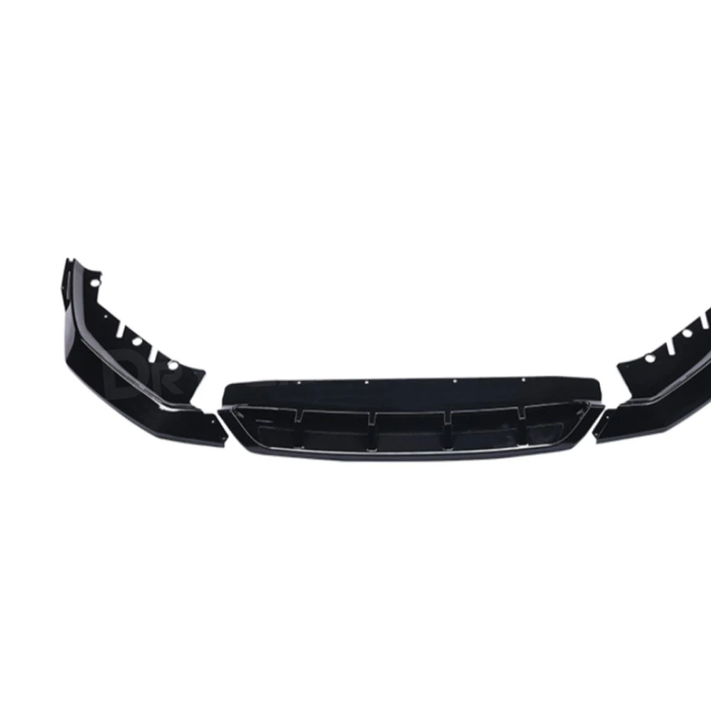 JIACHE 3PCS Carbon Fiber Car Front Bumper Lip Splitter Spoiler For BMW 5 Series G30 G38 M Sport 2021 2022 ABS Lip