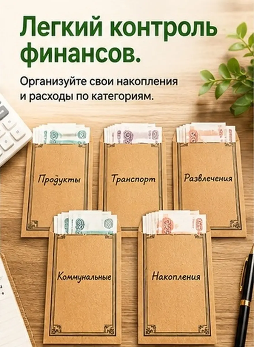 50 Pcs Cash Stuffing Envelopes Brown Small Change Currency for Budget Budgeting