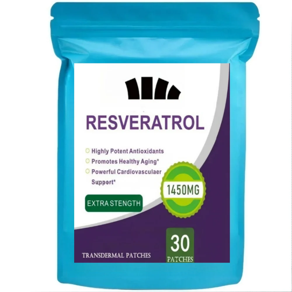 

Resveratrol Transdermal Patches Antioxidant Helps Support Anti-aging And Immune System 30 Patches