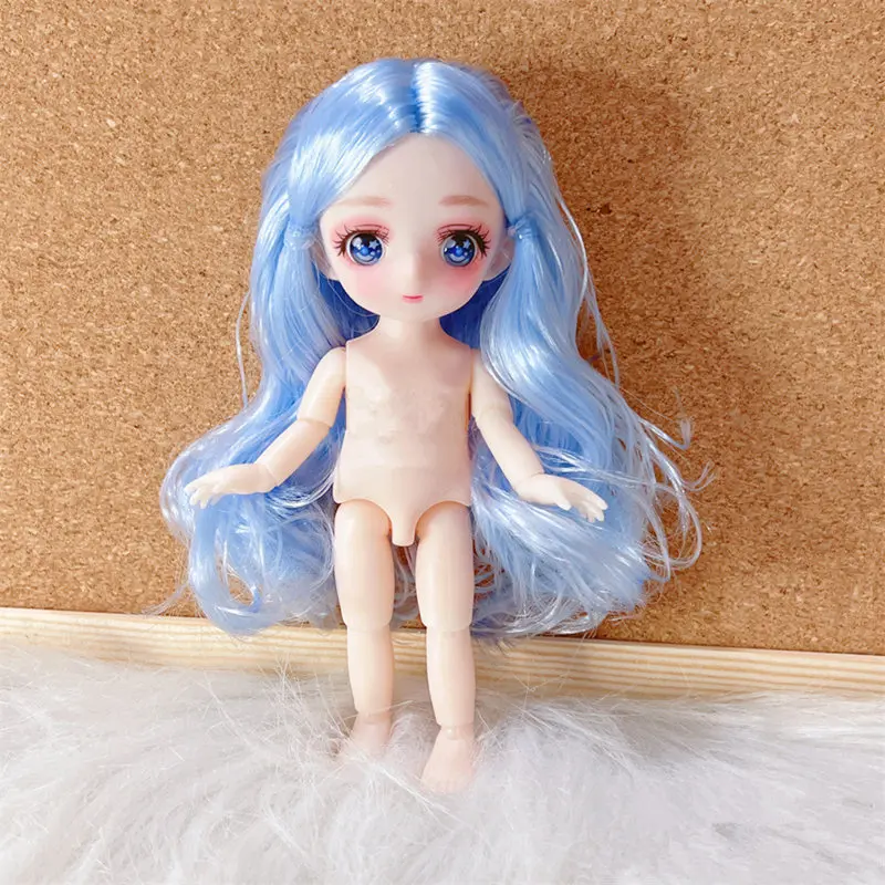 Neue 16 cm 23 cm süße Anime-Puppe 1/8 Bjd Multi Joints Puppe Dress Up Puppe für Kinder – Detail 3