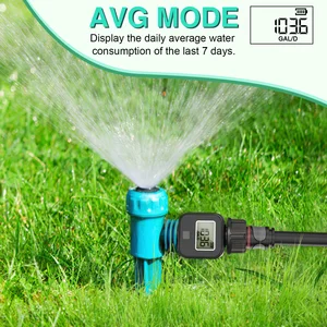Hochgenauiges digitaler Wasserströmungsmesser IP6X misst den Wasserverbrauch und die Durchflussrate für Gartenbewässerungsschlauch im Freien 12 Hauptverkaufsmesserflussflüssigkeit - №11