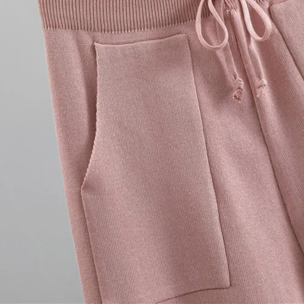 

Fall Spring Outfit Heart Print Women's Tracksuit Set with Bead Detail Round Neck Sweatshirt Elastic Waist Sweatpants for Autumn