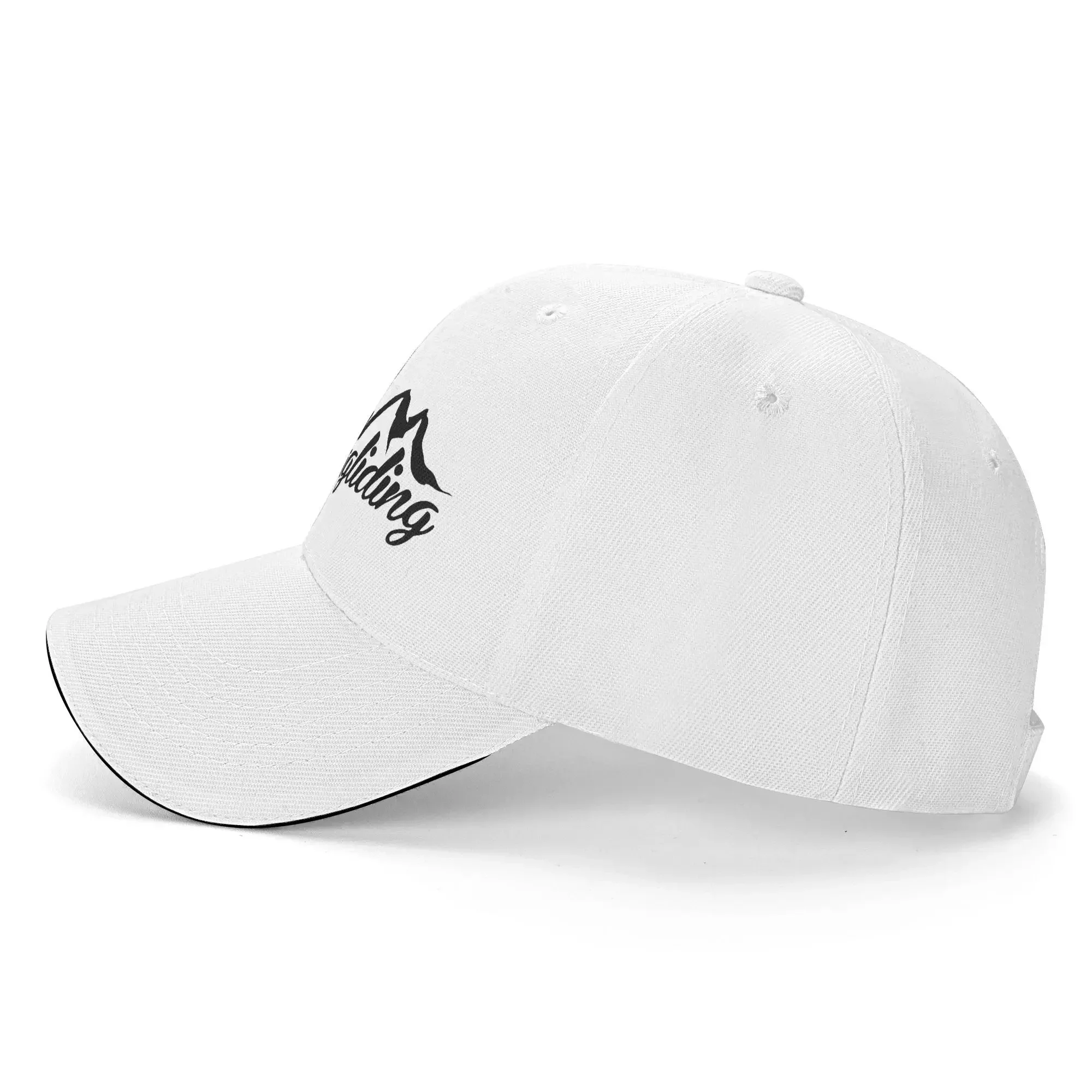 Stock Vector Paragliding T Shirts Paraglider Sandwich Hat Men Women Baseball Caps Hats Adjustable Snapback Caps Hat Summer Hats