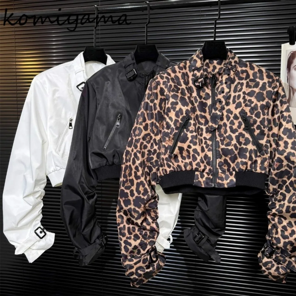 

Spice Girl Chaquetas De Mujer, осень 2021, новая куртка с пряжкой на шнуровке, женские куртки с длинными рукавами и молнией Casaco, индивидуальная верхняя одежда