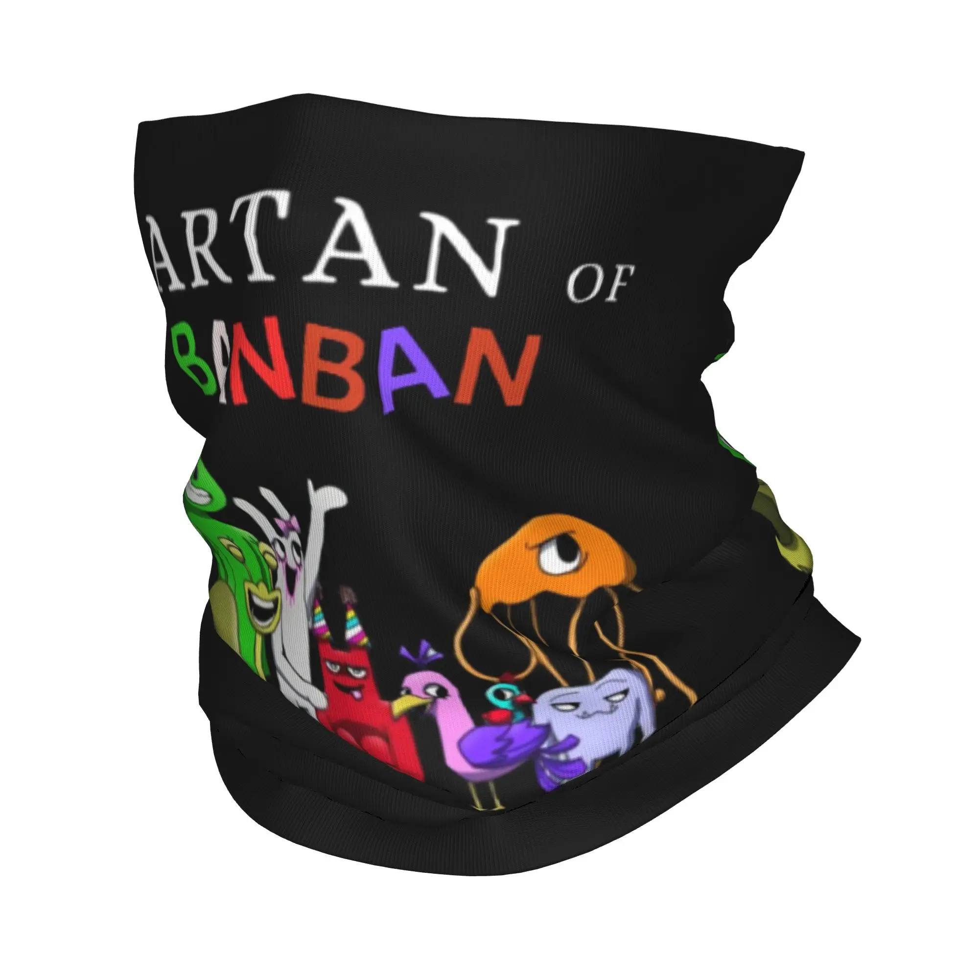 Garten Of Banban Characters Bandana Neck Cover Printed Wrap Scarf Multifunction Headband Hiking Fishing For Men Women All Season