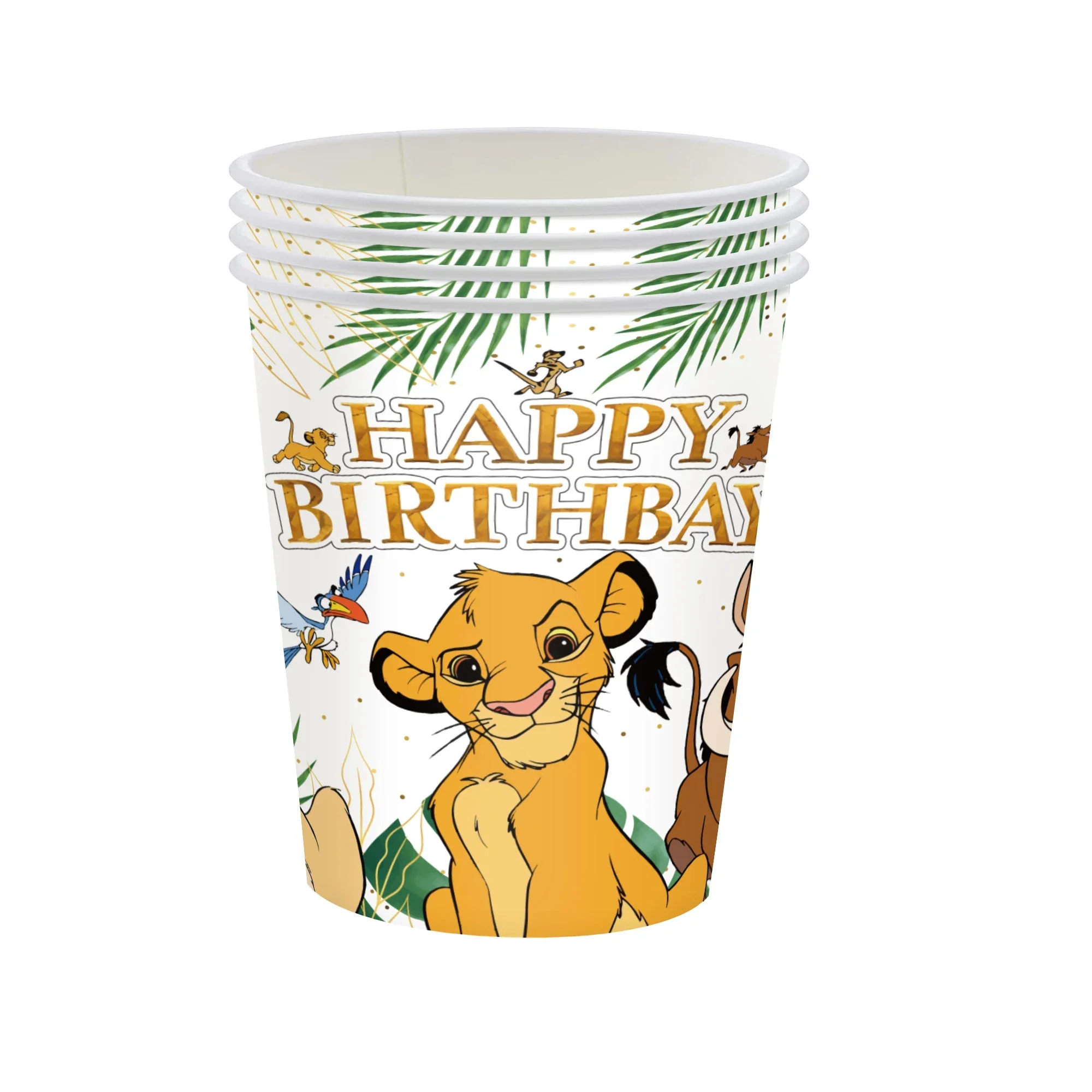 Disney Lion King Simba Birthday Party Decorations Disposable Tableware Tablecloth Fork Knife Spoon Cup Plate for Kid Baby Shower