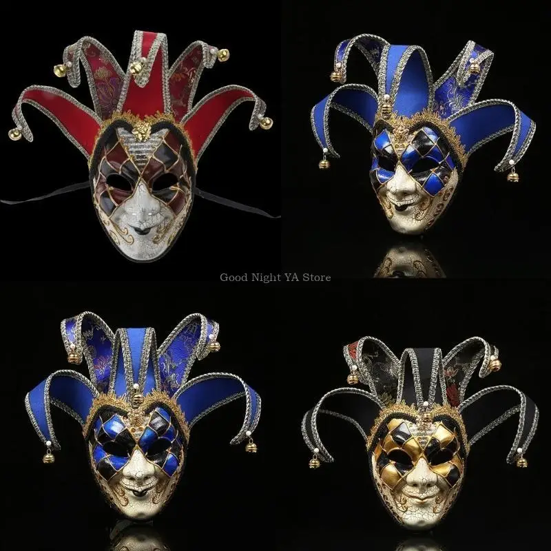 Wenecka maska ​​Mardi Gras Maska maskująca Halloween Wenecka maska ​​błazna dla mężczyzn