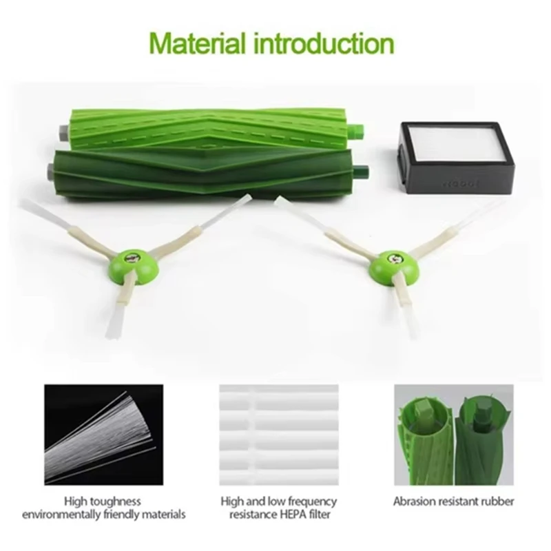 A98G-para Irobot Roomba J7 J7 + I7 I7 + I3 I3 + I4 I4 + I6 I6 + I8 I8 + E5 E6 E7 aspiradora principal Cepillo Lateral filtro HEPA