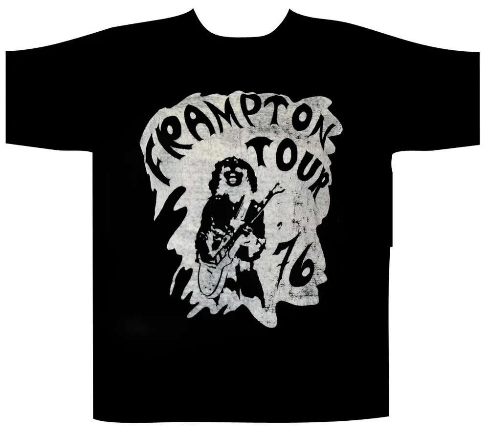 Peter Frampton 76 Gift For Fan Black S-2345XL Unisex  High Quality 100%Cotton Short Sleeve