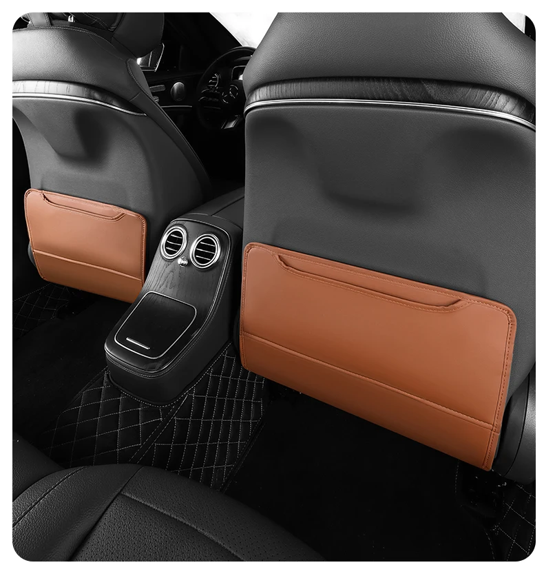 Aston Martin Anti-Kick Mat - Universele pasvorm achterzijde stoel