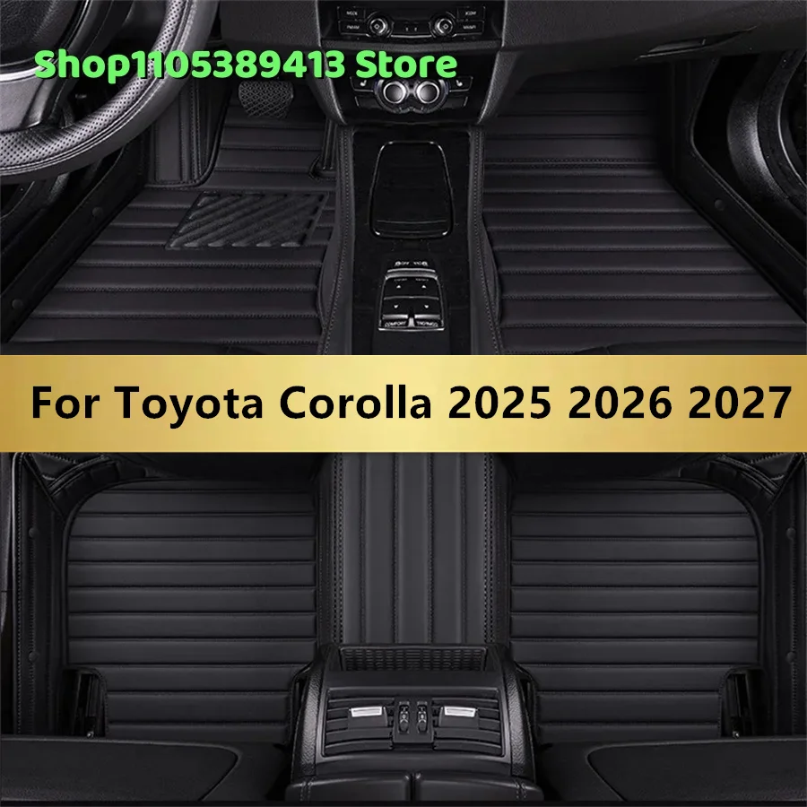

Индивидуальные автомобильные коврики из искусственной кожи для Toyota Corolla 2025-2028: аксессуары, автоковрики, ковры, кожаные покрытия