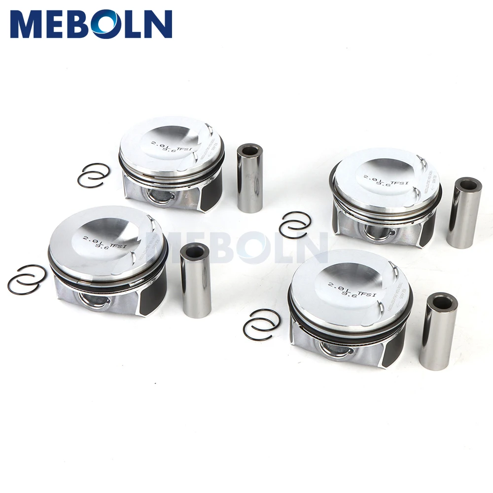 4x EA888 Engine Piston &Piston Ring Set 82.5mm Φ21mm STD For Audi A3 A4 A6 Q5 VW Passat Magotan 2.0T Car Accessories 06H107065AM