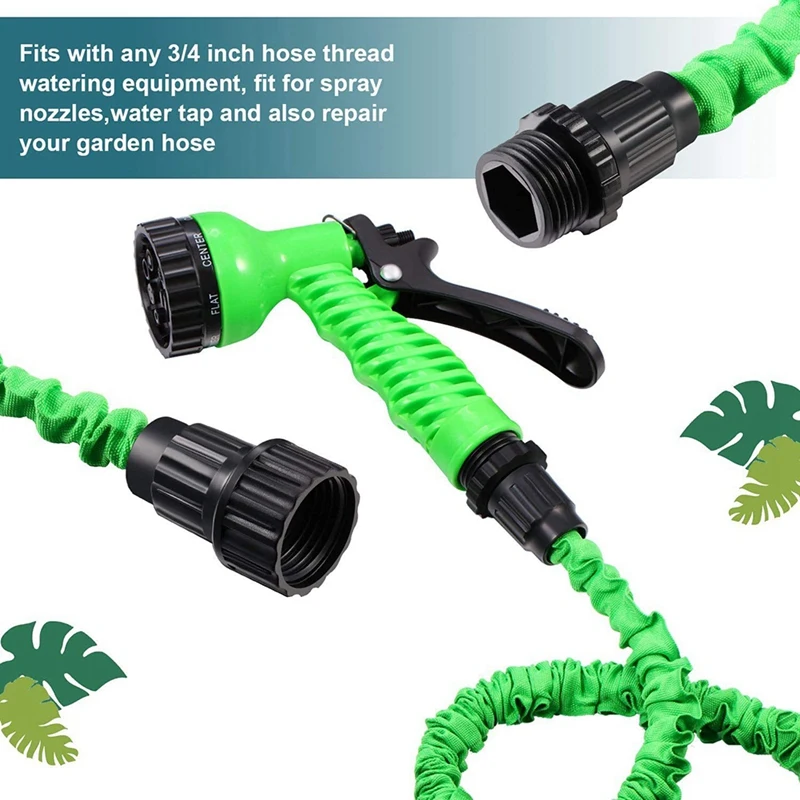 20 Male And Female Garden Hose Connectors, Faucet Adapters For Seamless Hose Attachment