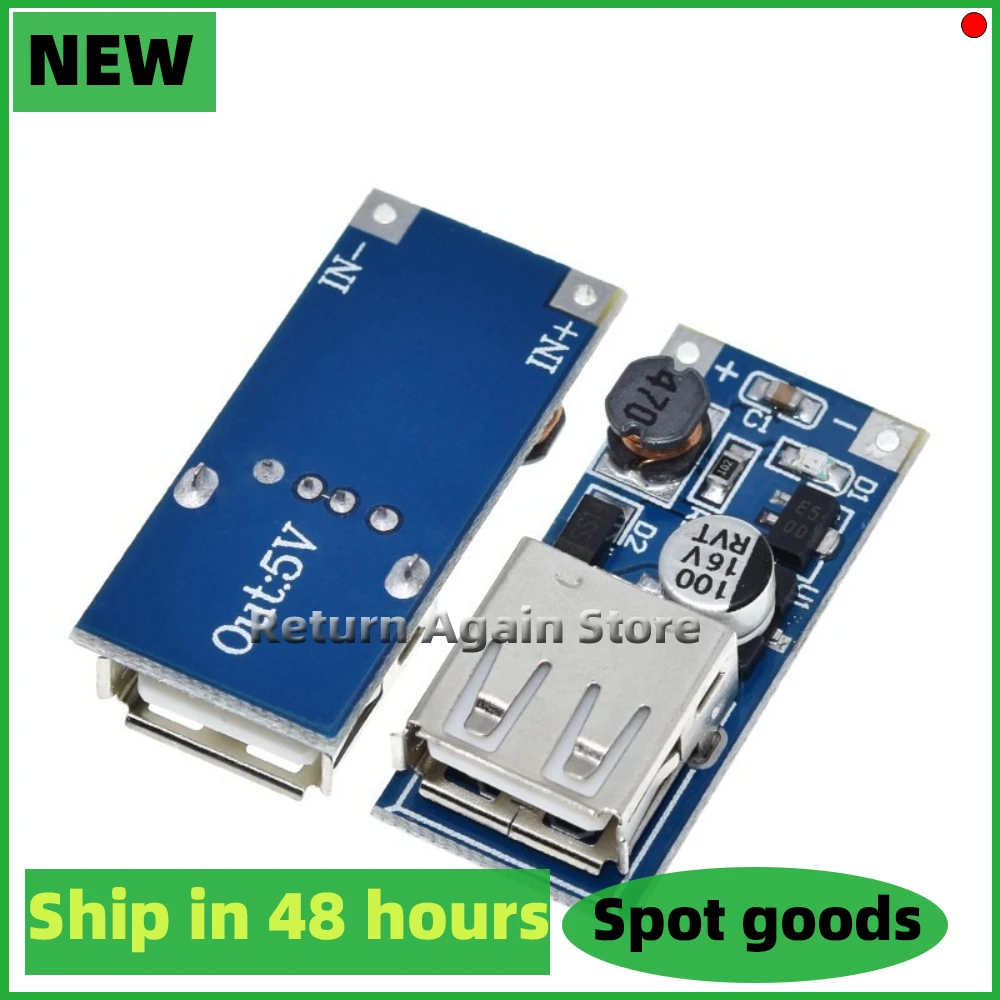DC-DC USB Step-Up Wandler Modul 0.9-5V auf 5V 600mA - zdjęcie 1