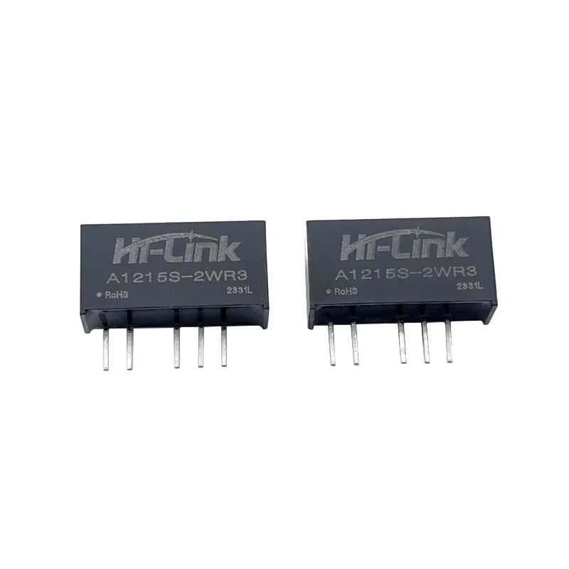 2pcs/lot Hi-Link DC DC A1215S-2WR3 2W 12V to 15V 67mA Power Supply Module Dual Output Intelligent Converter A1205S A1224S mini