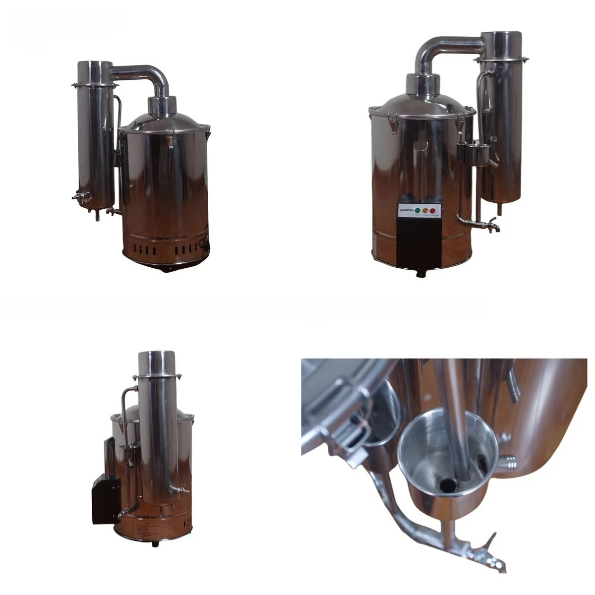 

Scientific Lab Water System, 20L Capacity Automatic Operation Self-Sufficient Equipment for Chemical Experiments