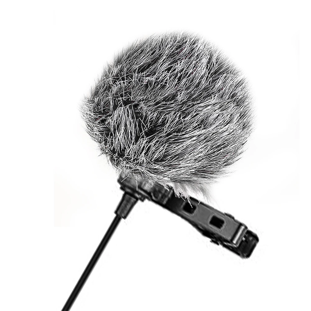 

Outdoor Microphone Furry Windscreen Muff For 5-10mm Microphone Fur Wind Cover Lavalier Microphone Windscreen Outdoor Micr Furry