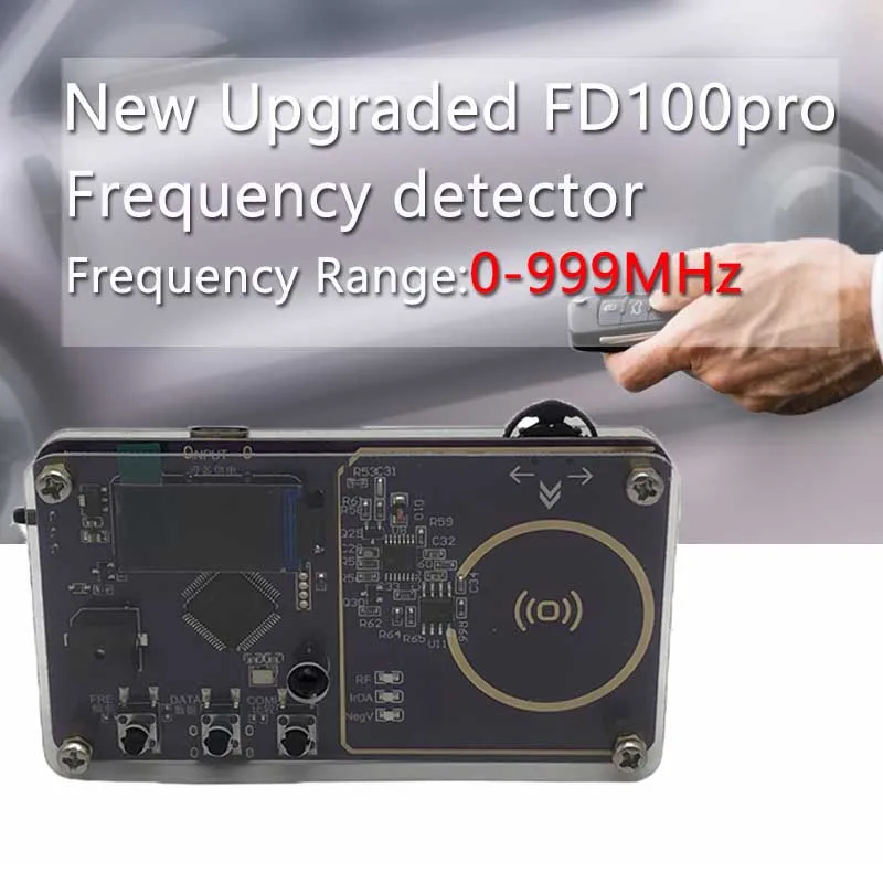 NFC Battery Tester 0-999MHz Frequency Detector, Data Comparison, Emergency Power Supply, All-in-one Voltage Testing Tool