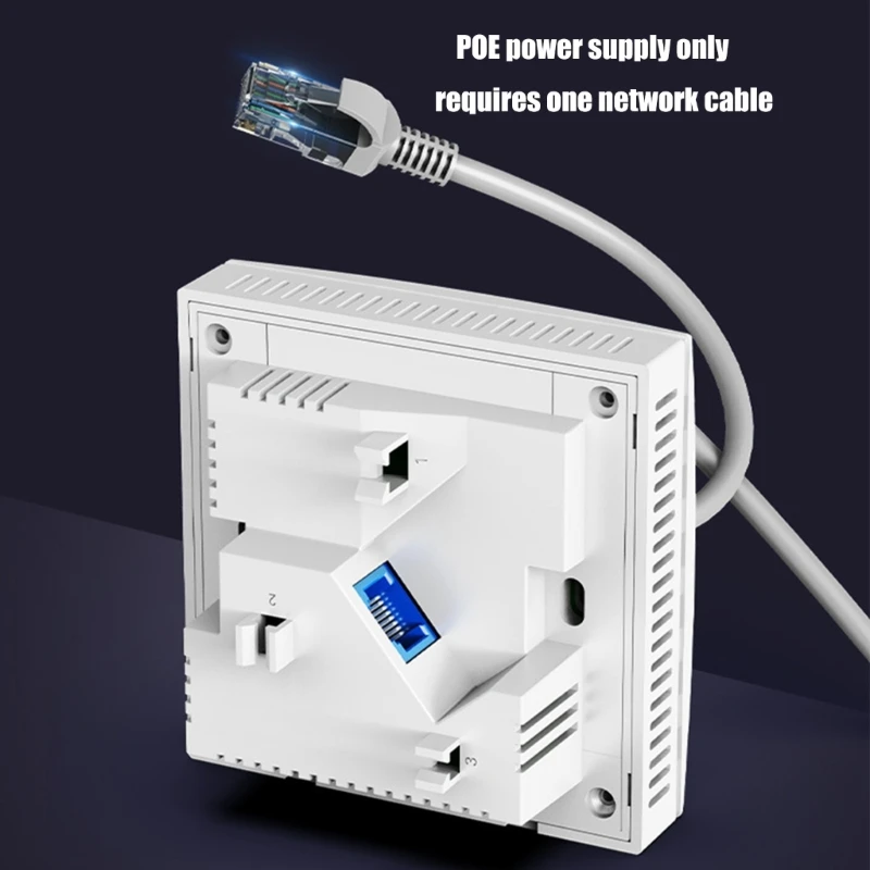 

Wi -Fi Extender 1500 Мбит / с в настенной беспроводной панели AX1500 Wi -Fi 6 Double -полоса F19E