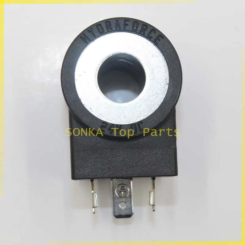 

6306024 SOLENOID VALVE COIL 3 PRONG DIN CONNECTOR FOR HYDRAFORCE HYDRAFORCE VALVE STEM SERIES 08 80 88 98