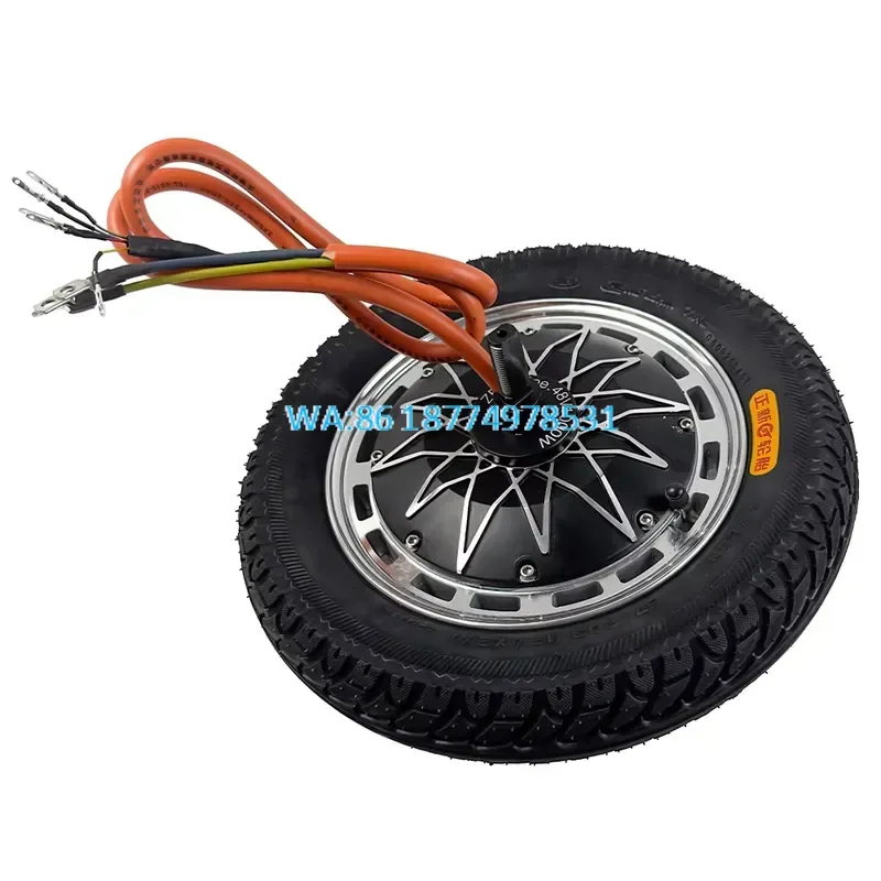 Wmwmnu 72V 3000W 12 Inch Gearless Hub Motor Dual Shaft for Scooter