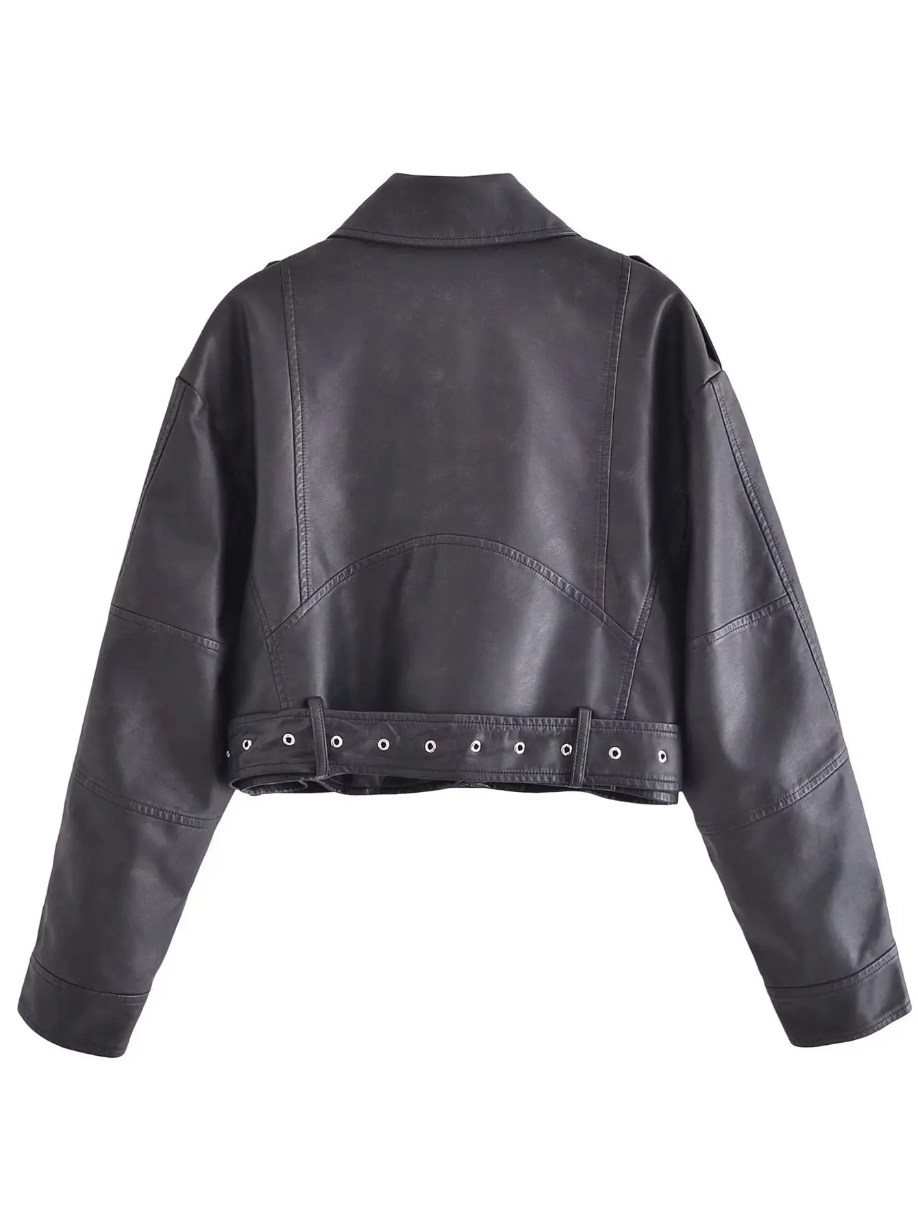 2023 New Arrival Brand Winter Autumn Motorcycle Leather Jackets Vintage Leather Jacket Women Leather Coat Slim PU Jacket Leather