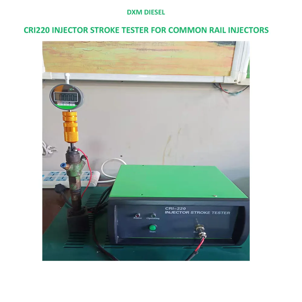 Diesel common rail injector tester with dynamic stroke measuring AHE test function CRI220