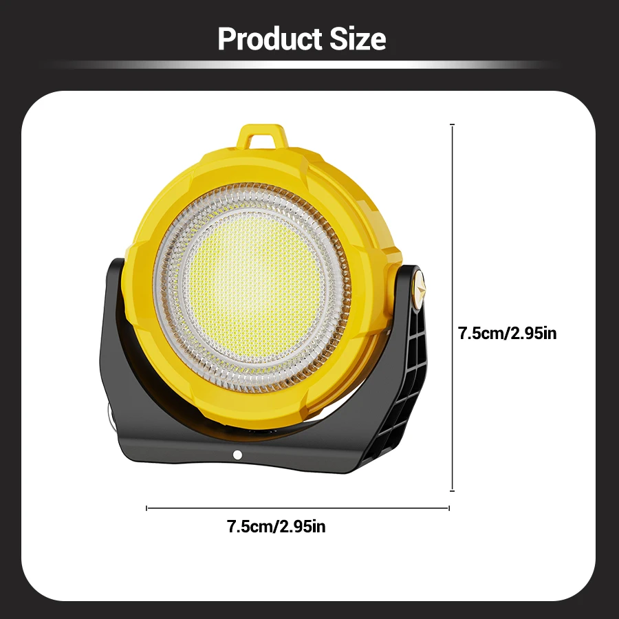 C5 Led Long Life Lighting Lamp Multi-Functional Cob Portable Lamp Solar Rechargeable Torch Tail Magnetic Tent Light Flashlight