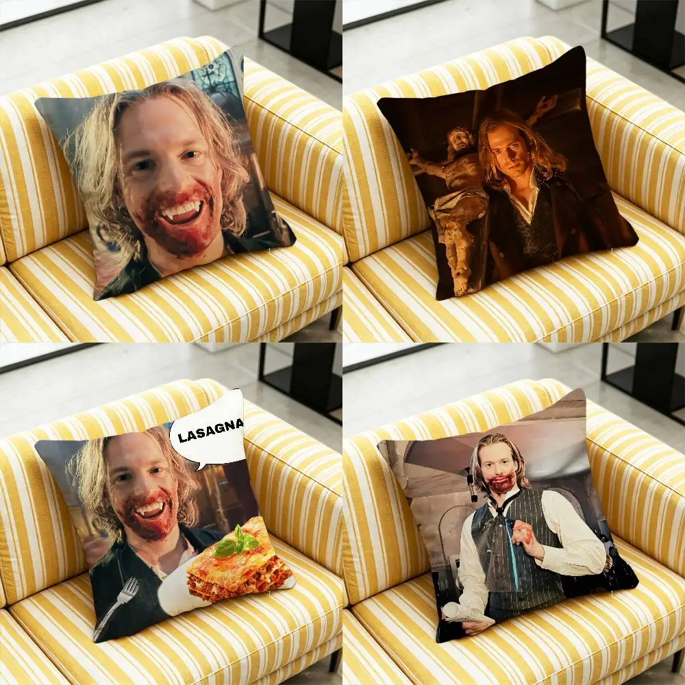 For Interview With The Vampire Sam Reid Throw Pillow Case 45cm 60cm 40cm Decoration Bed Custom Square Pillowcase Pad Cover