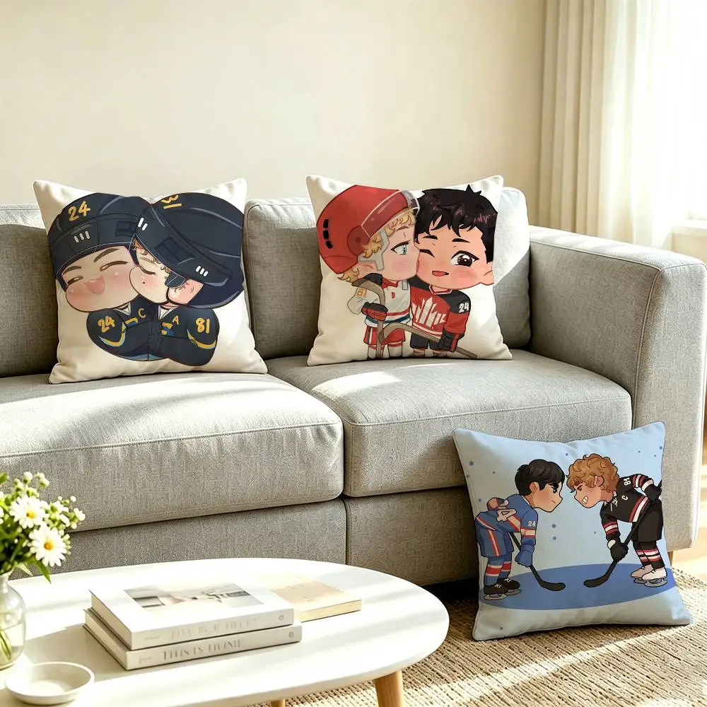 G-Game Changers Shane Ilya Rozanov Pillow Case Square Double-Sided Sofa Cushion Cover Bedroom Bedside Pillow