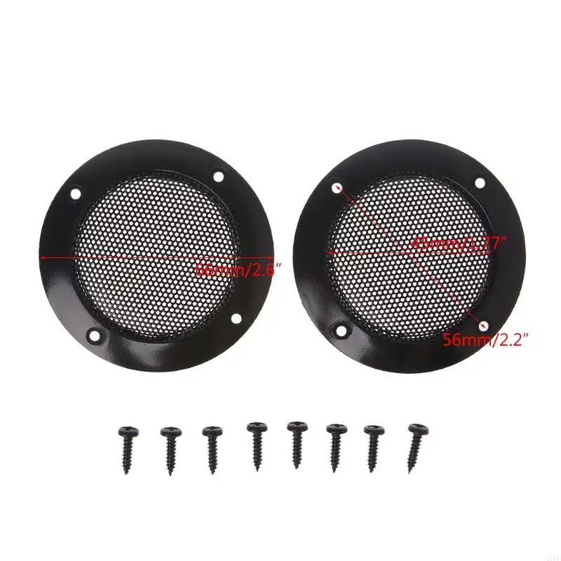 

A9BF 2 inch Protective Mesh Circle Car Speaker Spare Parts Stable Quality Parts