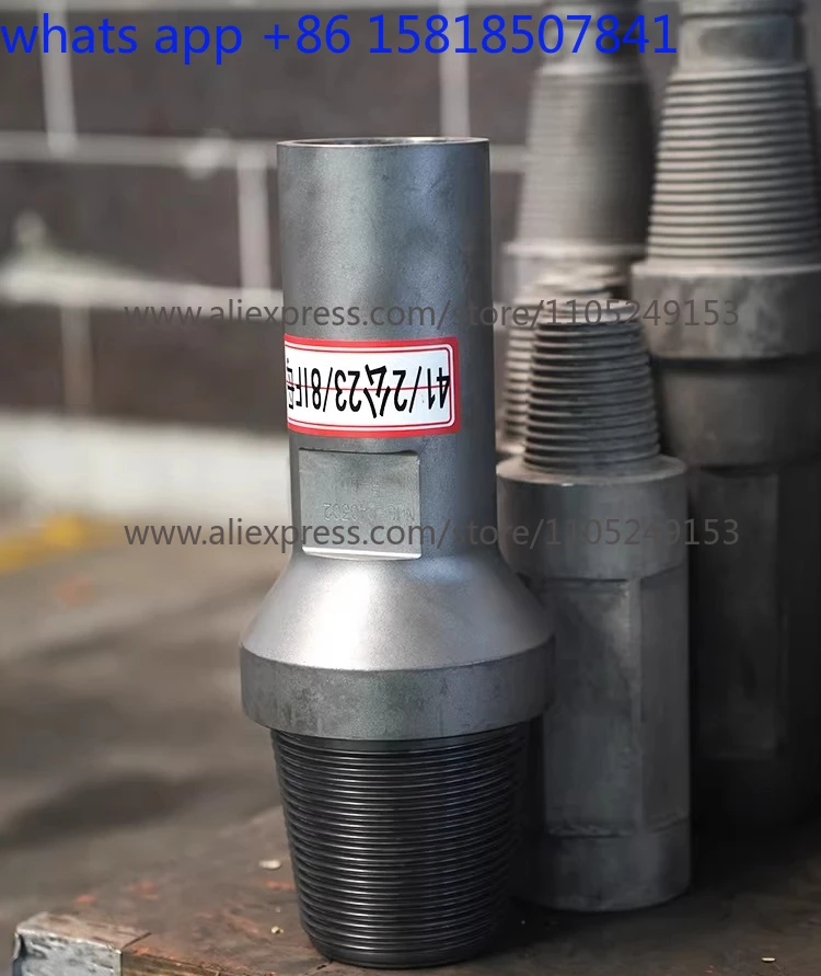 DTH drill transition joint 64/76/90 male to female opening transfer drill bit drill pipe butt joint