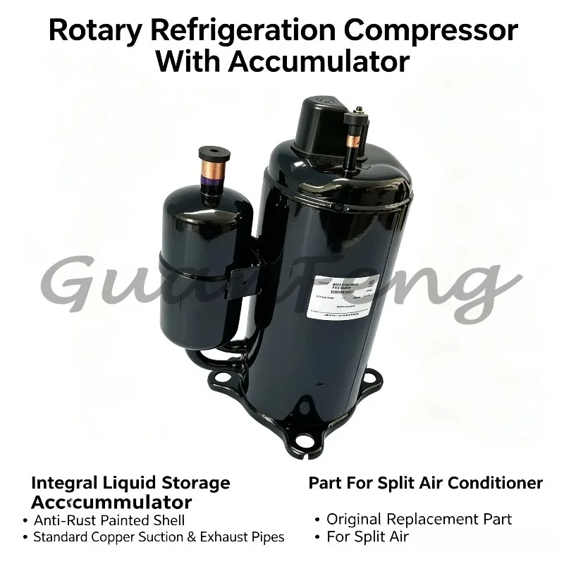 For WH02830BSX C7LU High Rotation AC Refrigeration Compressor, R134A R407C, 2090W 2915W, 50/60Hz 220V