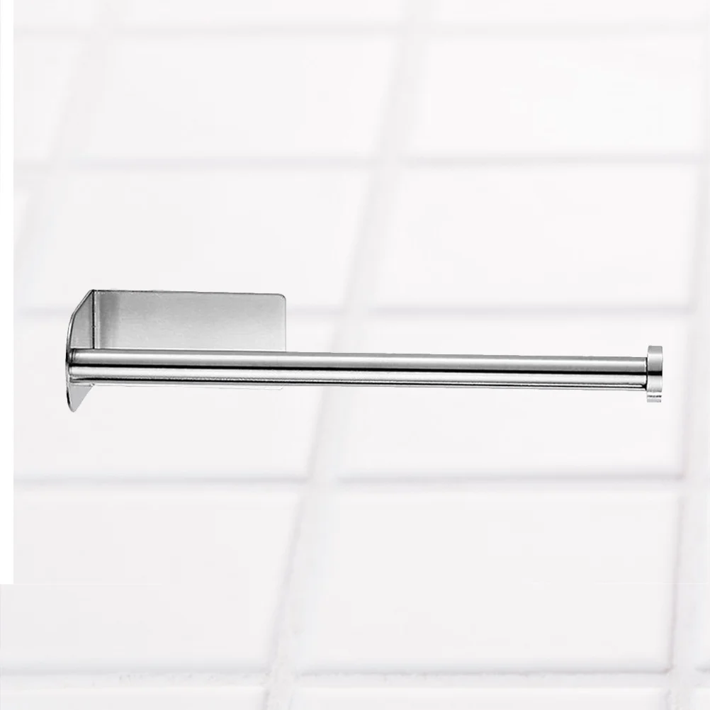 

1Pcs Stainless Steel Roll Paper Holder Wall Mount Modern Design Toilet Tissue Rack for Home Apartment Bathroom Kitchen Use