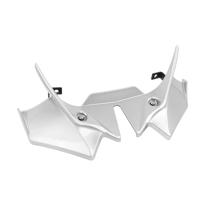 

Стабилизирующие белые накладки (winglets) на передний обтекатель (ноздрю) для Kawasaki Z650 2020-2024