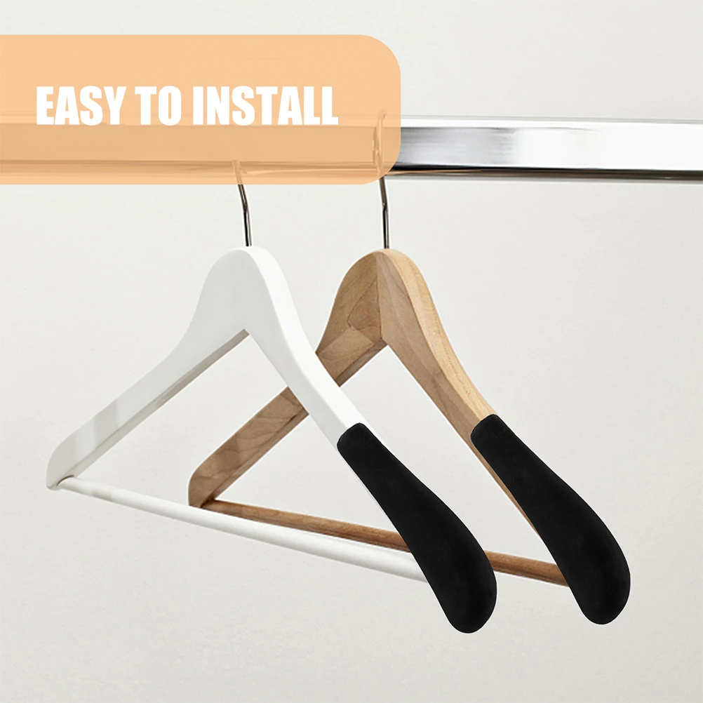 

24Pcs Clothes Hanger Shoulder Forms Strong Non-Slip Shoulder Pads for Shirts Coats Suits Hanger Parts Supplies
