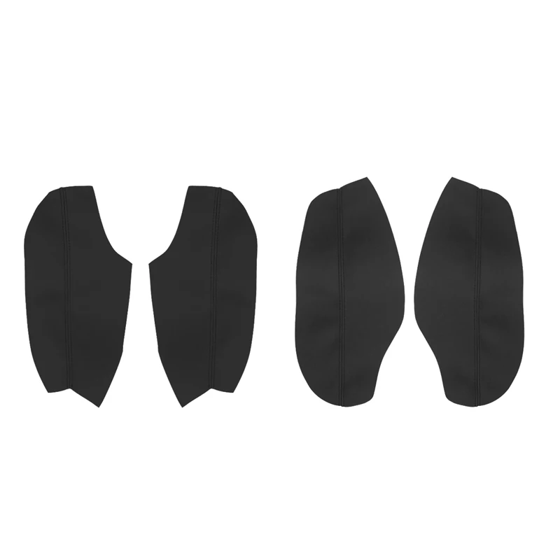 Microfiber Leather Door Handle Panels Armrest Covers for Mazda CX-5 2012-2015, 2pcs Protective Trim with Mount Fittings 2