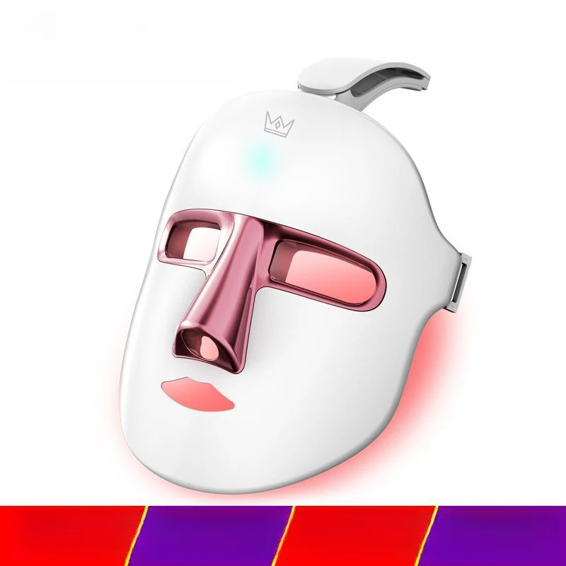 美容マスク家庭用光子若返り7色LEDスペクトル美容器具マスクの紹介