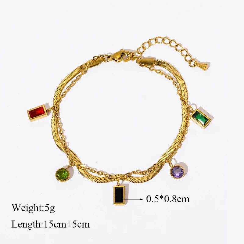 GANPUP 316L Edelstahl Zarte Perle Seestern Charms Armband Für Frauen 2025, Textur Wasserdicht Handgelenk Kette Schmuck Geschenk – Detail 12