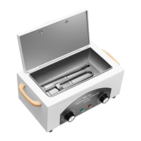 High Temperature Sterilizer, High Temperature Metal Tool Cleaning Box with Handle, 300W 1.5LSterilization Device with Handle