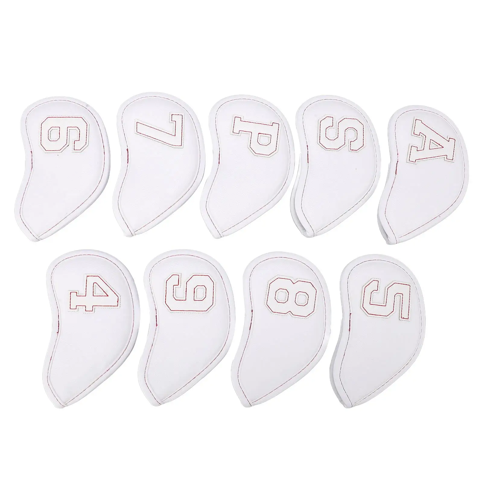 9Pcs Waterproof Sunscreen Iron Head Covers Set - Big Figures Protective Sleeves