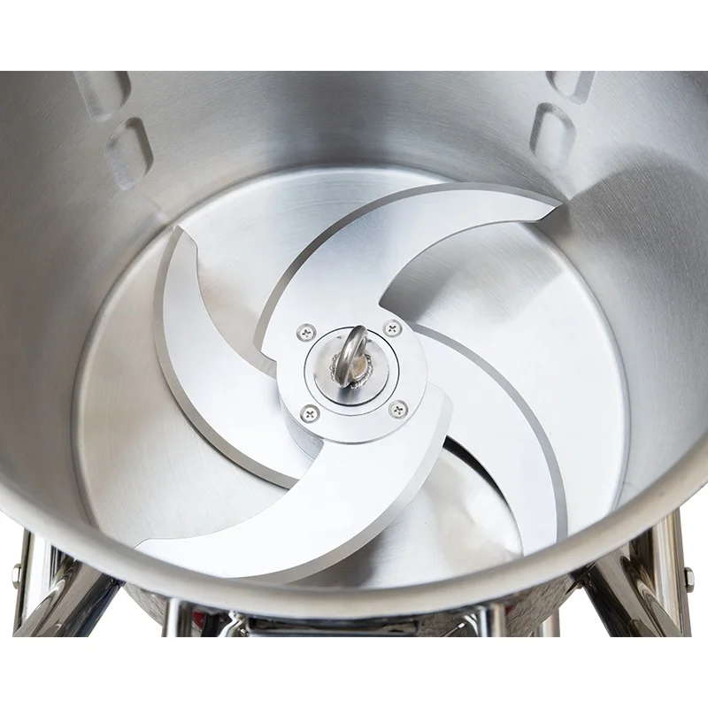 Stainless steel electric multi-function vegetable pulp processor for cutting pulp and shredding