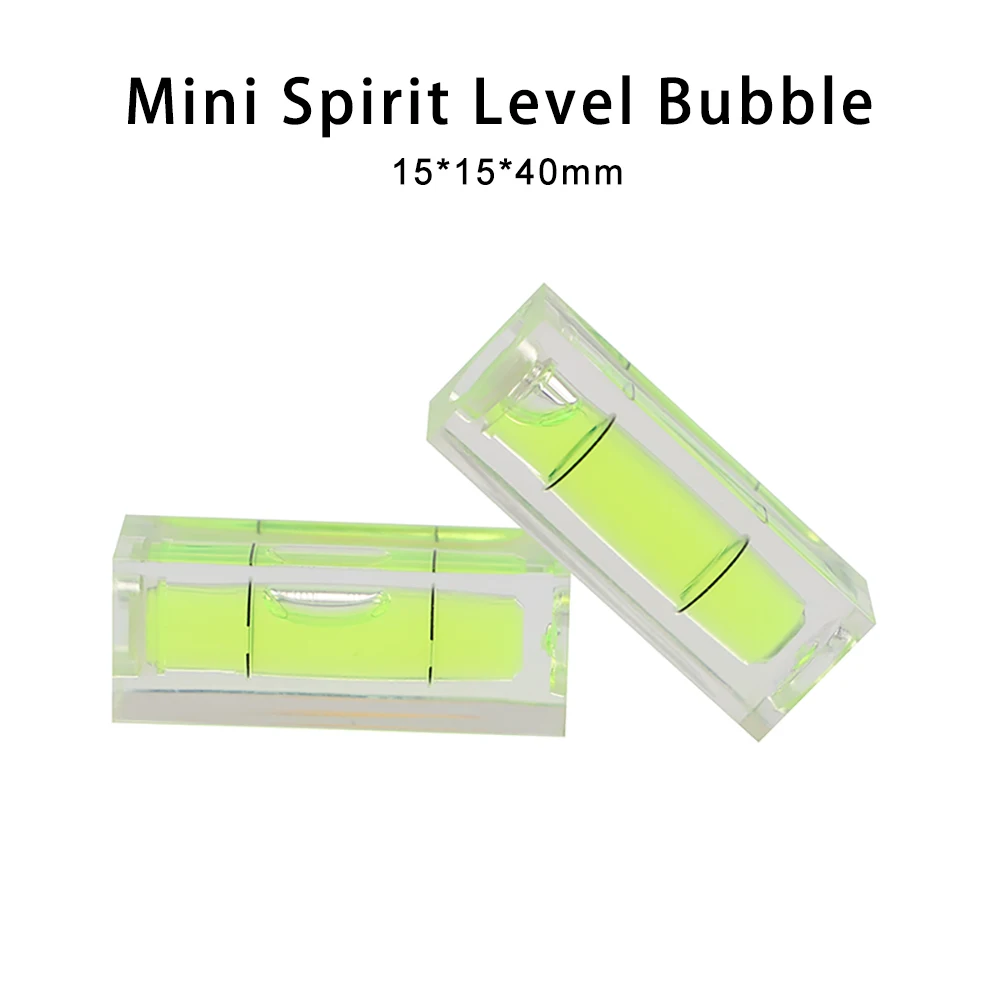 

For 3D Printer Voron Square Mini Spirit Level Bubble With Magnetic Stripe Spirit Degree Mark Surface Level Measuring Tools